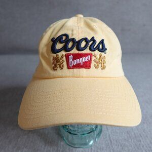 Coors Banquet Hat Yellow / Beige  Embroidered American Needle dadhat